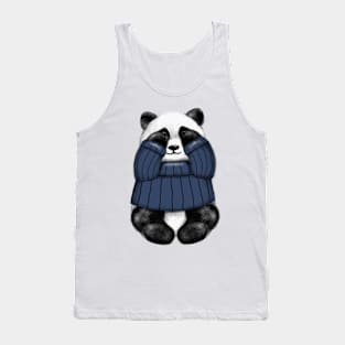 Cute Panda Girl See No Evil Tank Top